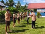 POJOK BAWAH-Babinsa Koramil Rungan Edukasi Disiplin Prokes di Sekolah