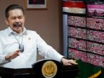 16092021 UTAMA OPEN KEJAKSAAN RAKERNIS: Jaksa Agung RI Dr ST Burhanuddin saat memberikan pengarahan sekaligus pembukaan pada Rakernis Bidang Tindak Pidana Khusus, Rabu (15/9). (FOTO: KEJATI UNTUK KALTENG POS)