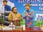 Gubernur Kalteng H. Sugianto Sabran bersama Wamendagri Ribka Haluk di Musrenbang RKPD 2025