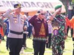 SINERGITAS: Apel Gelar Pasukan dan Sarpras Penanggulangan Karhutla dan Banjir Tahun 2025 di Kabupaten Bartim, Jumat (16/5).