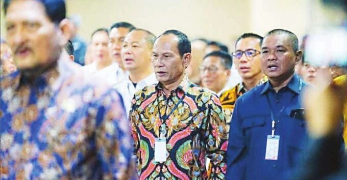 RAKOR : Ketua DPRD Provinsi Kalimantan Tengah Arton S Dohong saat mengikuti rapat koordinasi bersama KPK di Yogyakarta, Rabu (19/3).
