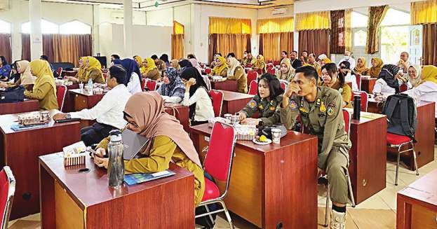 BINTEK: ASN dari berbagai SOPD di Kotim saat mengikuti Bimtek, Selasa (20/5).