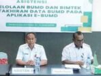 RAPAT KERJA: Pemkab Bartim menggelar rapat kerja bersama jajaran pegawai PDAM, belum lama ini.