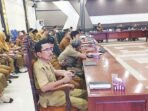 DPRD KAPUAS RDP: Bapemperda DPRD Kabupaten Kapuas Bersama eksekutif membahas Raperda tentang pemekaran kecamatan di ruang rapat gabungan Komisi DPRD Kapuas, Senin (16/6).