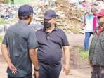 SIDAK: Bupati Kotim H. Halikinnor saat melakukan sidak ke TPA di Jalan Jenderal Sudirman kilometer 14, belum lama ini.