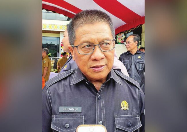 Subandi Ketua DPRD Kota Palangka Raya