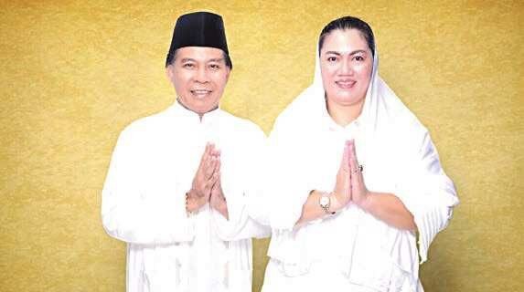 DPRD KAPUAS Algrin Gasan dan Istri