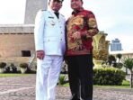 SINERGI: Wakil Ketua I DPRD Kabupaten Kapuas, Yohanes bersama Bupati Kapuas HM Wiyatno usai pelantikan