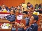AKTIF: Anggota DPRD Kota Palangka Raya, Syaufwan Hadi saat menghadiri rapat paripurna, belum lama ini.