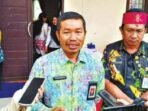 DIWAWANCARAI: Kepala BKPSDM Kabupaten Kotim saat diwawancarai awak media, belum lama ini.