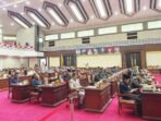 RUTIN: DPRD Kalimantan Tengah menggelar rapat paripurna, baru-baru ini.