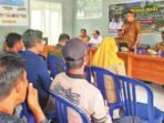 KATINGAN SOSIALISASI: Kepala DLH Katingan, Yobie Sandra membuka kegiatan sosialisasi RPPEG Kabupaten Katingan di Dusun Hampangen, Kecamatan Tasik Payawan, Senin (11/8).