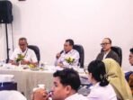 PALANGKA RAYA MENGHADIRI: Wakil Wali Kota Palangka Raya menghadiri rapat rencana pengelolaan kepesertaan PBPU dan BP bersama BPJS Kesehatan, di M Bahalap Hotel, Rabu (13/8).