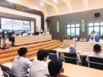 PELATIHAN: DPUPR Barito Selatan melalui Bidang Bina Jasa Konstruksi menggelar pelatihan di Aula PUPR.