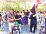 LOMBA: Asisten II Setda Barito Selatan, Rahmad Nuryadin, membuka secara resmi Lomba dan Pameran Burung Berkicau Bupati Cup 2025 di Arena Aula Pramuka, Buntok, Minggu (14/9).