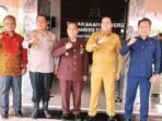 SINERGI: Bupati Bartim Muhammad Yamin bersama Forkopimda usai menghadiri kegiatan HUT Adhyaksa, Selasa (2/8).