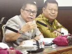 PKDN: Anggota DPRD Kalteng, H Sudarsono pada kegiatan Praktek Kerja Dalam Negeri (PKDN) di ruang rapat Gabungan DPRD Kalimantan Tengah, belum lama ini.