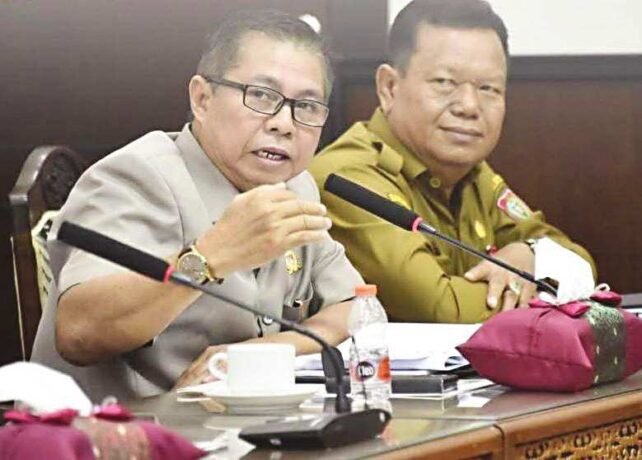 PKDN: Anggota DPRD Kalteng, H Sudarsono pada kegiatan Praktek Kerja Dalam Negeri (PKDN) di ruang rapat Gabungan DPRD Kalimantan Tengah, belum lama ini.