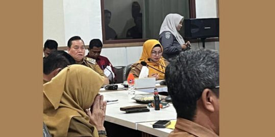 KOTIM RAPAT: Bupati Kabupaten Kotim H.Halikinnor beserta Wakil Bupati Irawati saat menghadiri Rapat Koordinasi dengan Mendagri, Selasa (2/9/2025).