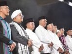 KAPUAS PENUTUPAN: Bupati Kapuas HM Wiyatno menghadiri MTQH ke-47 Tingkat Kabupaten Kapuas yang dirangkaikan dengan peringatan Maulid Nabi Muhammad SAW sekaligus pencanangan Kapuas Mengaji Tahun 2025 di Halaman Masjid Agung Al Mukarram Kapuas, Sabtu (6/9/2025) malam.