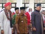 HADIRI : Pj.Sekda Kabupaten Kotim Masri saat menghadiri acara di gedung serba guna belum lama ini.