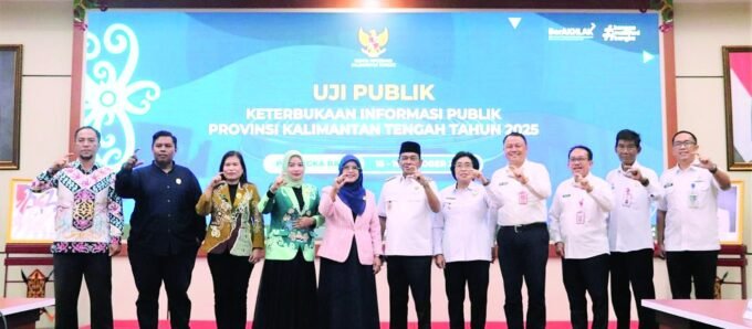 BARITO SELATAN INFORMASI: Wakil Bupati Barito Selatan Khristianto Yudha menghadiri kegiatan monitoring dan evaluasi keterbukaan informasi publik di Palangka Raya, belum lama ini.