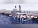 DESAIN: Kawasan tepi sungai Kapuas di Jalan Jenderal Sudirman akan dijadikan kawasan waterfront city