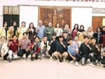 PALANGKA RAYA DISKUSI: Wali Kota Palangka Raya, Fairid Naparin berfoto bersama dengan mahasiswa dan gabungan organisasi kemahasiswaan Kota Palangka Raya di aula Rumah Jabatan Wali Kota Palangaka Raya, Minggu (26/10).