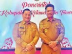 KOTAWARINGIN TIMUR KERJA SAMA: Bupati Kotim, Halikinnor saat melangsungkan kerjasama dengan Kabupaten Seruyan, Senin (3/11).