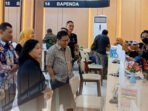 DPRD Palangka Raya MELIHAT: Ketua DPRD Kota Palangka Raya, Subandi meninjau langsung pelayanan MPP Huma Betang, Kamis (22/1)