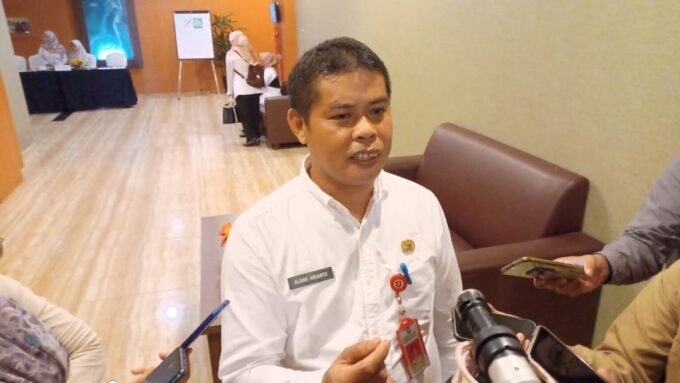 Kotawaringin Timur DIWAWANCARAI: Kepala Bapperida Kotim, Alang Arianto saat diwawancarai awak media, belum lama ini.