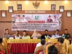 HADIRI: Wakil Bupati Kotim, Irawati saat menghadiri Musrenbang RKPD Tahun 2027 di Kecamatan Seranau, Senin (26/1).
