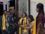 HADIR: Wakil Bupati Lamandau Abdul Hamid menghadiri Perayaan Natal Persaudaraan Umat Katolik Se-Kabupaten Lamandau, di GPU Lantang Torang, belum lama ini.