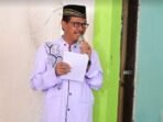 HADIR: Wakil Bupati Lamandau Abdul Hamid, disela-sela kegiatannya saat menghadiri peringatan isra Mikraj, di Masjid Muhajirin, Kelurahan Kudangan, Kecamatan Delang, belum lama tadi.