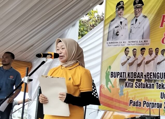 Ketua Umum KONI Kotawaringin Barat (Kobar), Hj Fatmawati