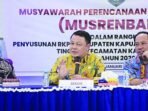 MUSRENBANG: Sekretaris Daerah Kabupaten Kapuas Usis I Sangkai memimpin secara langsung Musrenbang RKPD tingkat Kecamatan Kapuas Timur tahun 2027.