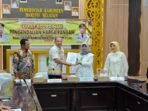 Bupati Barsel H. Eddy Raya Samsuri, di sela giat Rapat Koordinasi (Rakor) Pengendalian Harga Pangan di Aula Setda Barsel, Kamis (26/2).