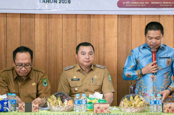 MUSRENBANG: Wakil Ketua II DPRD Kapuas saat Musrembang belum lama tadi.
