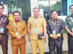 FOTO BERSAMA: Bupati Kapuas HM Wiyatno didampingi Wakil Bupati Kapuas Dodo, Unsur Forkopimda Kapuas menghadiri Rakornas Pemerintah Pusat dan Daerah Tahun 2026 di SICC Kabupaten Bogor, Senin (2/2).