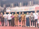 PENCANANGAN: Bupati Kapuas HM Wiyatno saat pencanangan pemakaian lawung dan sumping bagi pelajar di hari tertentu belum lama tadi.