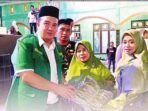 HADIR: Bupati Lamandau Rizky Aditya Putra, disela-sela kegiatannya saat menghadiri menghadiri Pengajian di Masjid Miftahul Huda, Desa Jangkar Prima, belum lama ini.