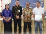 Wakil Bupati Lamandau, Abdul Hamid, di sela giat pembukaan Sosialisasi UMK Lamandau dan penyampaian Surat Edaran Bupati Lamandau terkait Perlindungan Jaminan Sosial Ketenagakerjaan, di Aula BPKPB, belum lama ini.