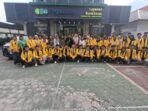 Mahasiswa Program Studi Agribisnis, Jurusan Sosial Ekonomi Pertanian, Fakultas Pertanian, Kehutanan, Perikanan, Universitas Palangka Raya, saat mengikuti kunjungan edukatif yang diadakan di Kantor Pegadaian Cabang Palangka Raya, Pada kamis (28/02/2025).