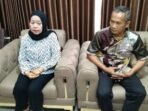 Ketua Umum KONI Kobar Hj Fatmawati didampingi Ketua Harian H Arif Asrofi