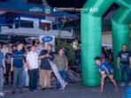Bupati Kapuas HM Wiyatno saat pelepasan peserta Kapuas Ramadhan Street Race yang digelar di kawasan Danumare, Kabupaten Kapuas, Minggu (15/3) malam.
