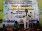 Bupati Katingan Saiful, ketika menyampaikan sambutan pada kegiatan safari Ramadan di Kecamatan Katingan Tengah, Senin (2/3).