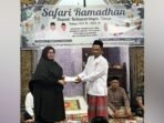 Wabup Kotim, Irawati saat melaksanakan safari Ramadan di Desa Sumber Makmur, Kecamatan MHU, Senin (2/3).