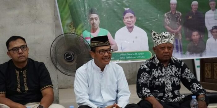 Wakil Bupati Lamandau Abdul Hamid, disela-sela kegiatannya saat menghadiri Halalbihalal Ranting Nahdlatul Ulama (NU) Liku Mulya Sakti, di Masjid At-Taqwa Desa Liku Mulya Sakti, Kecamatan Bulik, belum lama tadi.