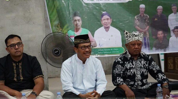 Lamandau Wakil Bupati Lamandau Abdul Hamid, disela-sela kegiatannya saat menghadiri Halalbihalal Ranting Nahdlatul Ulama (NU) Liku Mulya Sakti, di Masjid At-Taqwa Desa Liku Mulya Sakti, Kecamatan Bulik, belum lama tadi.