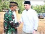Bupati Lamandau Rizky Aditya Putra saat memimpin kegiatan safari Ramadan di Masjid Al-Ikhlas Desa Sepoyu Kecamatan Delang, Rabu (4/3).